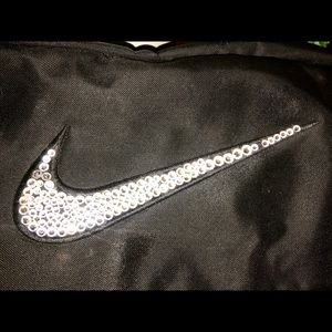 Vintage Nike Fanny Pack Swarovski Crystals OOAK